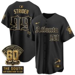 ATL 2026 Gothic Edition Vapor Limited Jersey - All Stitched V2 by Atlanta Braves