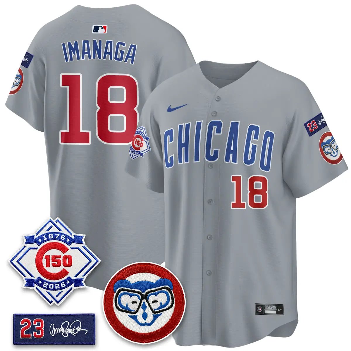 CHC 150th Anniversary Holy Cow Vapor Premier Royal Limited Jersey - All Stitched by Chicago Cubs