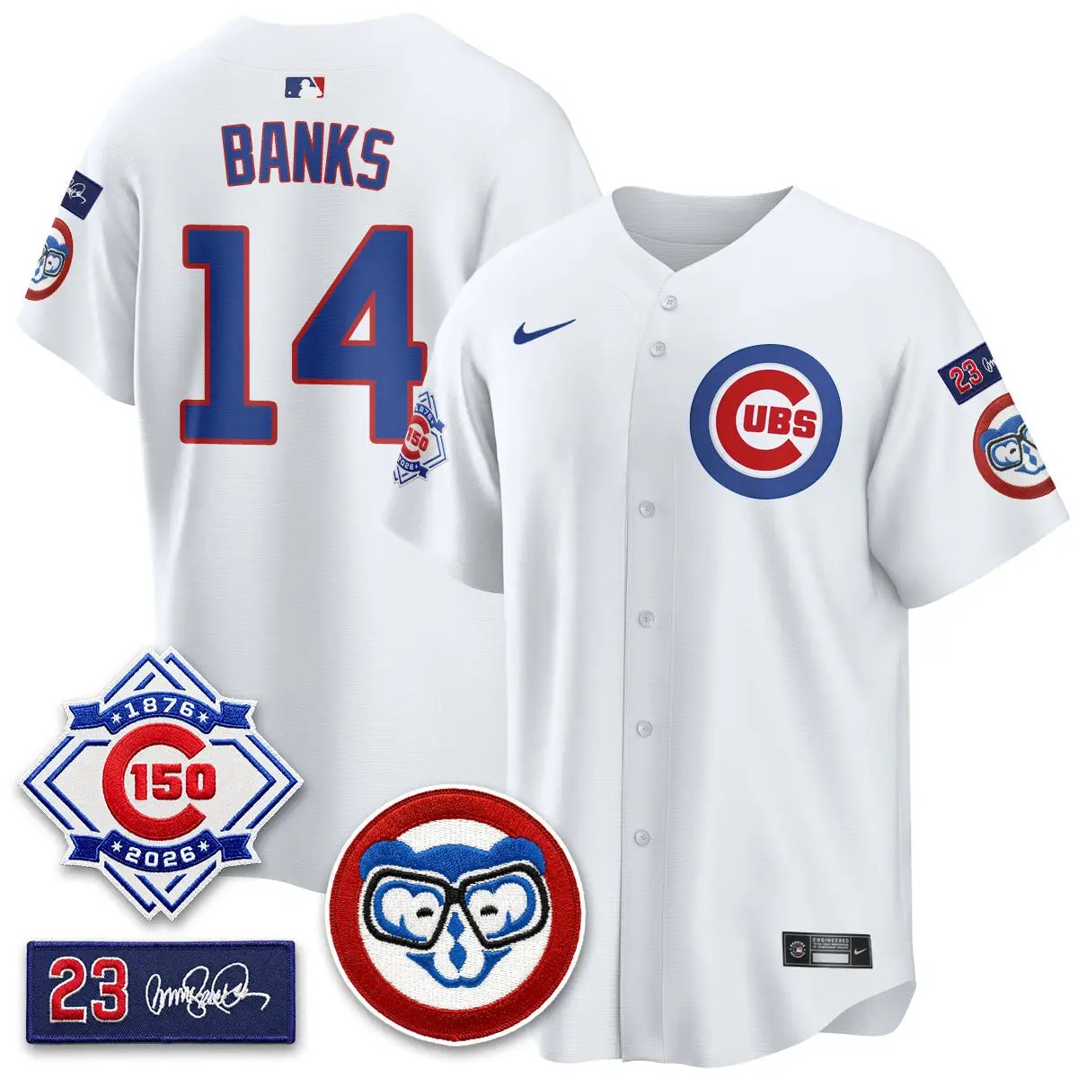 CHC 150th Anniversary Holy Cow Vapor Premier Royal Limited Jersey - All Stitched by Chicago Cubs