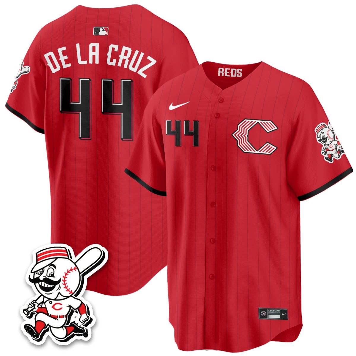 Cincinnati Reds 2026 City Connect Limited Vapor Jersey - All Stitched by Cincinnati Reds
