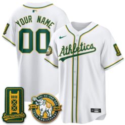 Oakland Athletics 2026 Black Out Style - Celebrating 125 Years - Limited Vapor Custom Jersey - All Stitched by Oakland Athletics