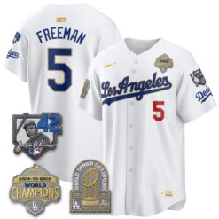 Los Angeles Dodgers 2026 New Era Gold Collection Vapor Limited Jersey - B2B Champs - All Stitched by Los Angeles Dodgers