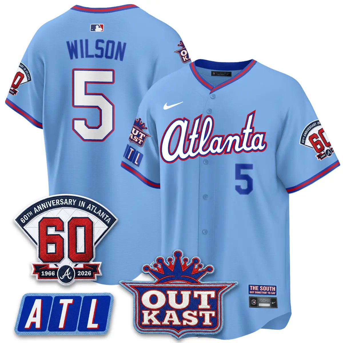 Atlanta Braves 2026 City Connect Vapor Limited Jersey - All Stitched V3 by Atlanta Braves