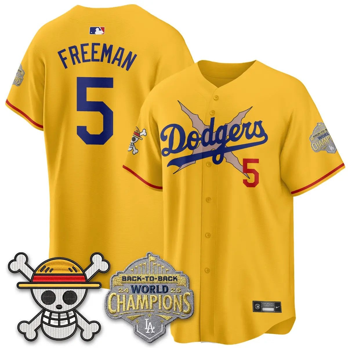 LAD x OP Vapor Jersey -All Stitched V2 by Los Angeles Dodgers