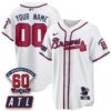 ATL 2026 60th Anniversary Vapor Limited Custom Jersey - All Stitched by Atlanta Braves
