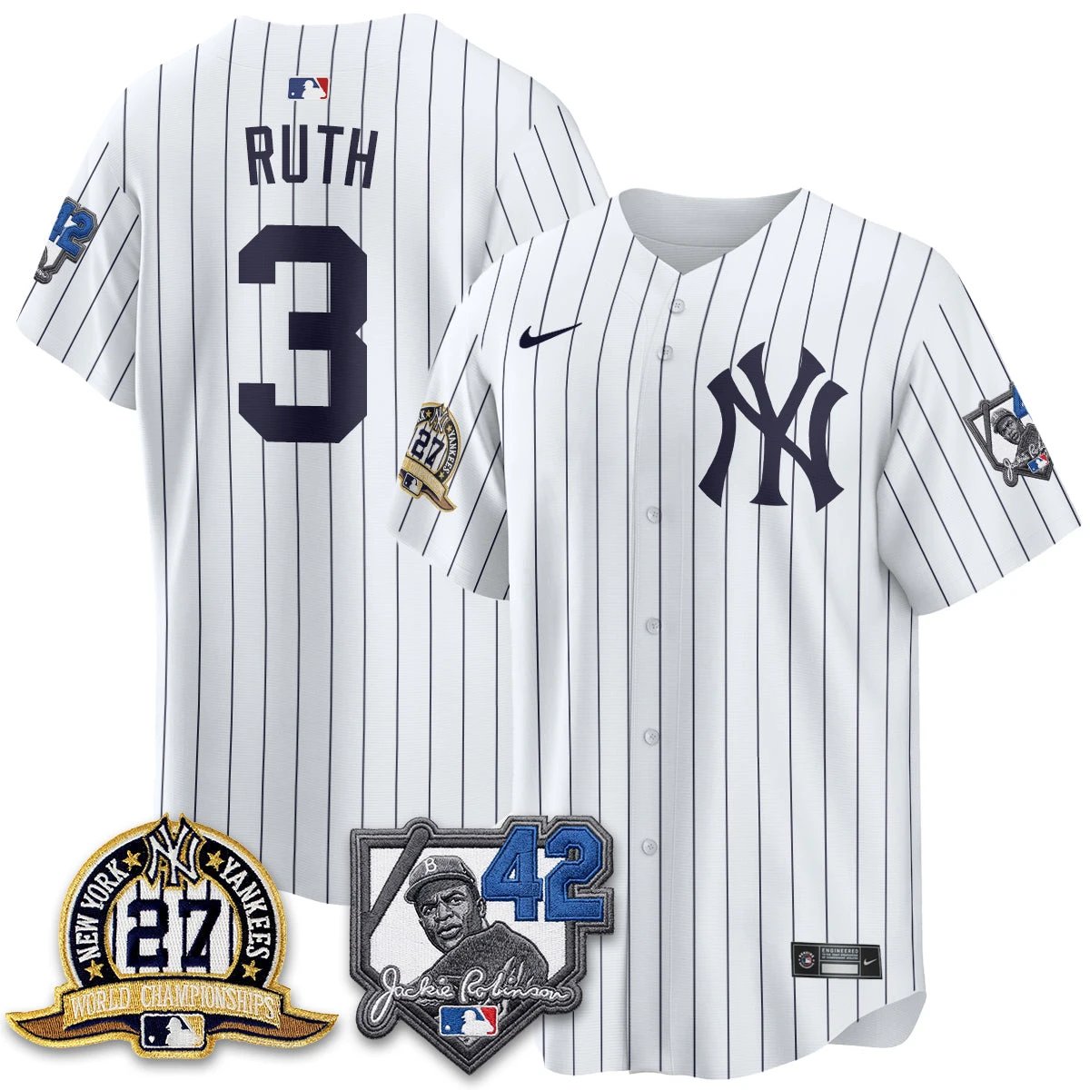 New York Yankees 2026 Jackie Robinson Day Vapor Limited Jersey - All Stitched by New York Yankees