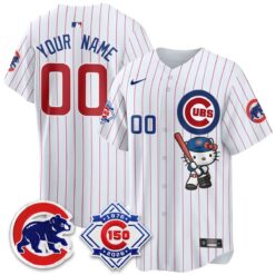 Chicago Cubs x Meow KT Vapor Premier Limited Custom Jersey - All Stitched by Chicago Cubs