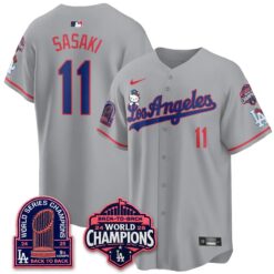 LAD x Hello Kitty Night 2026 Vapor Jersey - All Stitched - V2 by Los Angeles Dodgers