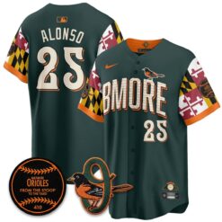 BAL x Maryland State Flag 2026 Vapor Jersey - All Stitched by Baltimore Orioles