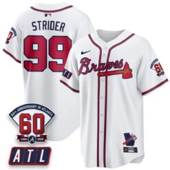 ATL 2026 60th Anniversary Vapor City Connect Limited Jersey - All Stitched by Atlanta Braves