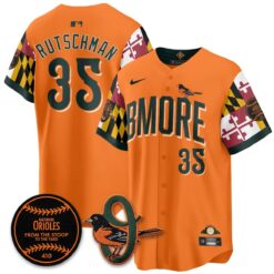 BAL x Maryland State Flag 2026 Vapor Jersey - All Stitched by Baltimore Orioles