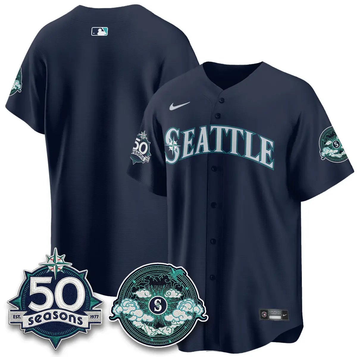 SEA x FW Night Limited Jersey - All Stitched by Seattle Mariners