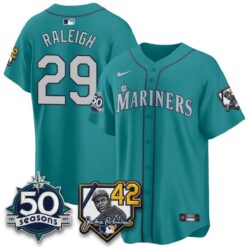 SEA 2026 Jackie Robinson New Era Vapor Limited Jersey - All Stitched by Seattle Mariners