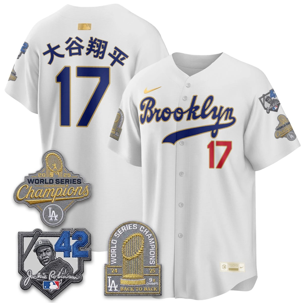 LAD 2026 Brooklyn Jackie Robinson Limited Jersey - All Stitched by Los Angeles Dodgers