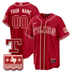 TEX 2026 City Connect Vapor Custom Jersey - All Stitched by Texas Rangers