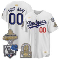 LAD 2026 Jackie Robinson New Era Vapor Custom Limited Jersey - All Stitched by Los Angeles Dodgers