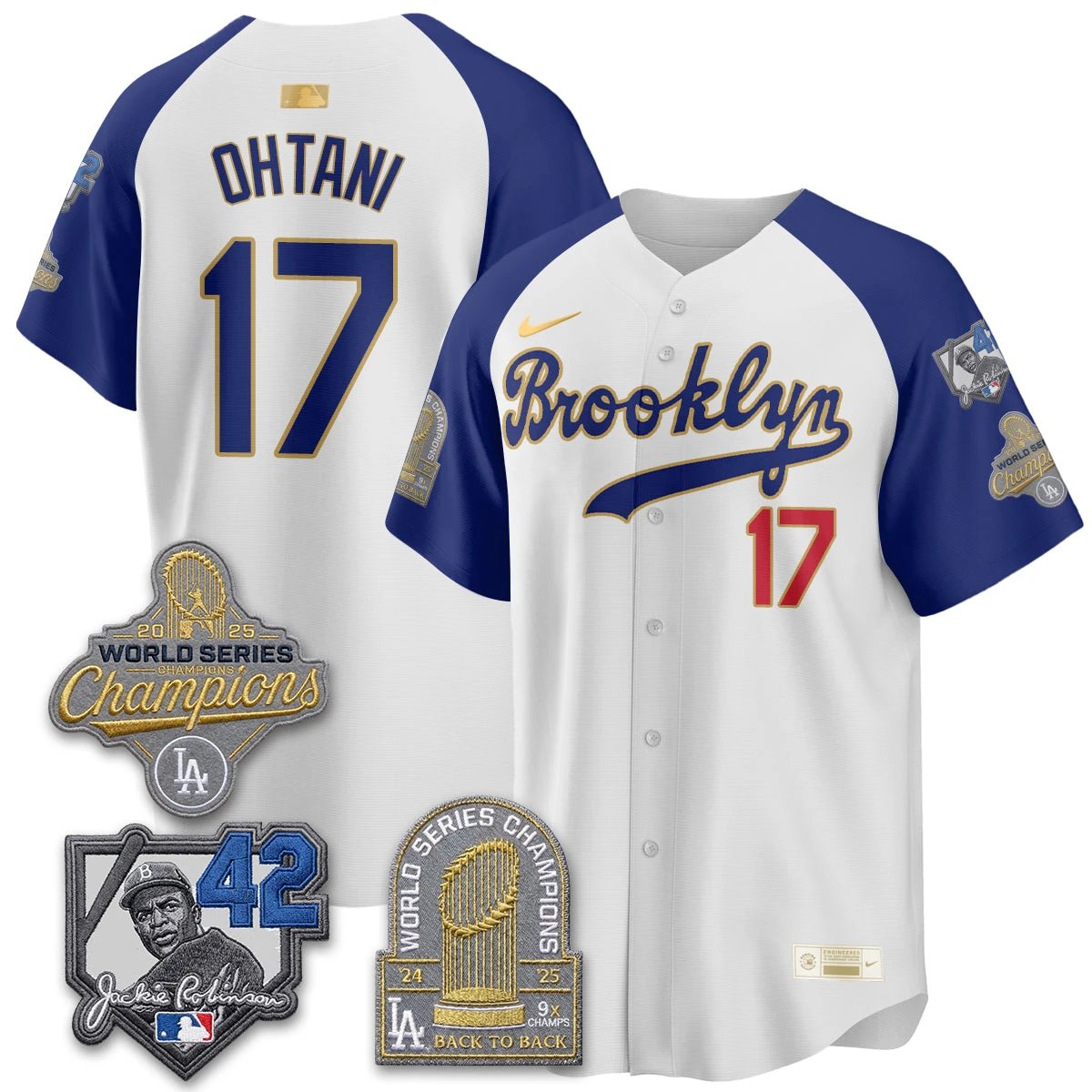 LAD 2026 Brooklyn Jackie Robinson Limited Jersey - All Stitched by Los Angeles Dodgers
