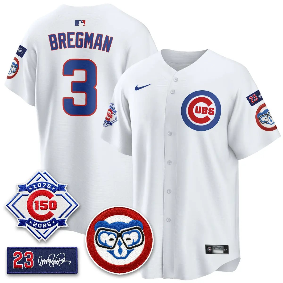 CHC 150th Anniversary Holy Cow Vapor Premier Royal Limited Jersey - All Stitched by Chicago Cubs