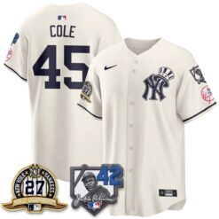 New York Yankees 2026 Jackie Robinson Day Vapor Limited Gold Edition Jersey - All Stitched - V2 by New York Yankees
