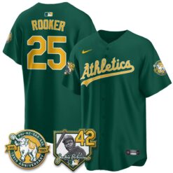 Oakland Athletics 2026 Jackie Robinson Day - Celebrating 125 Years Limited Vapor Jersey - All Stitched by Oakland Athletics