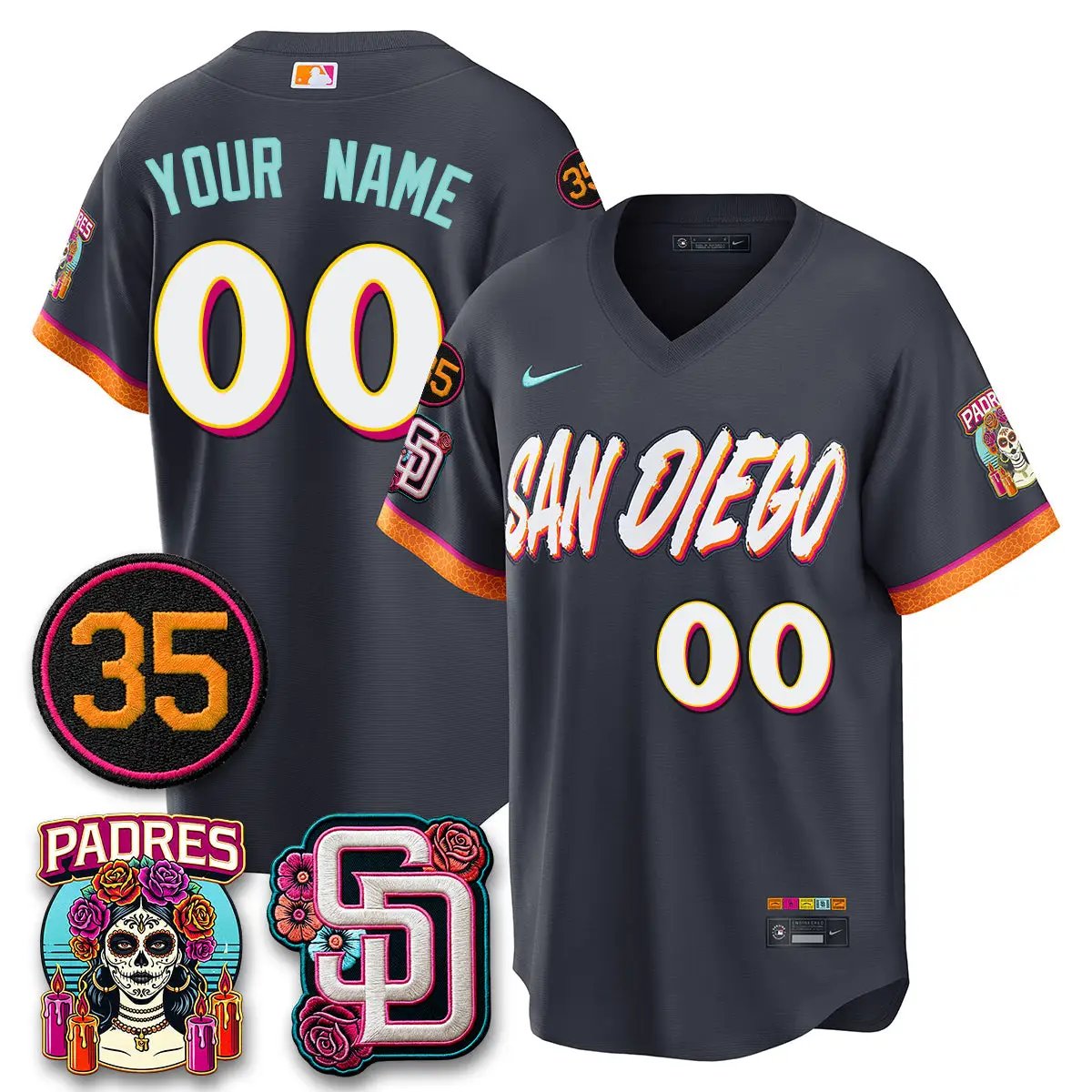 SD 2026 City Connect Vapor Limited Custom Jersey - All Stitched V3 by San Diego Padres