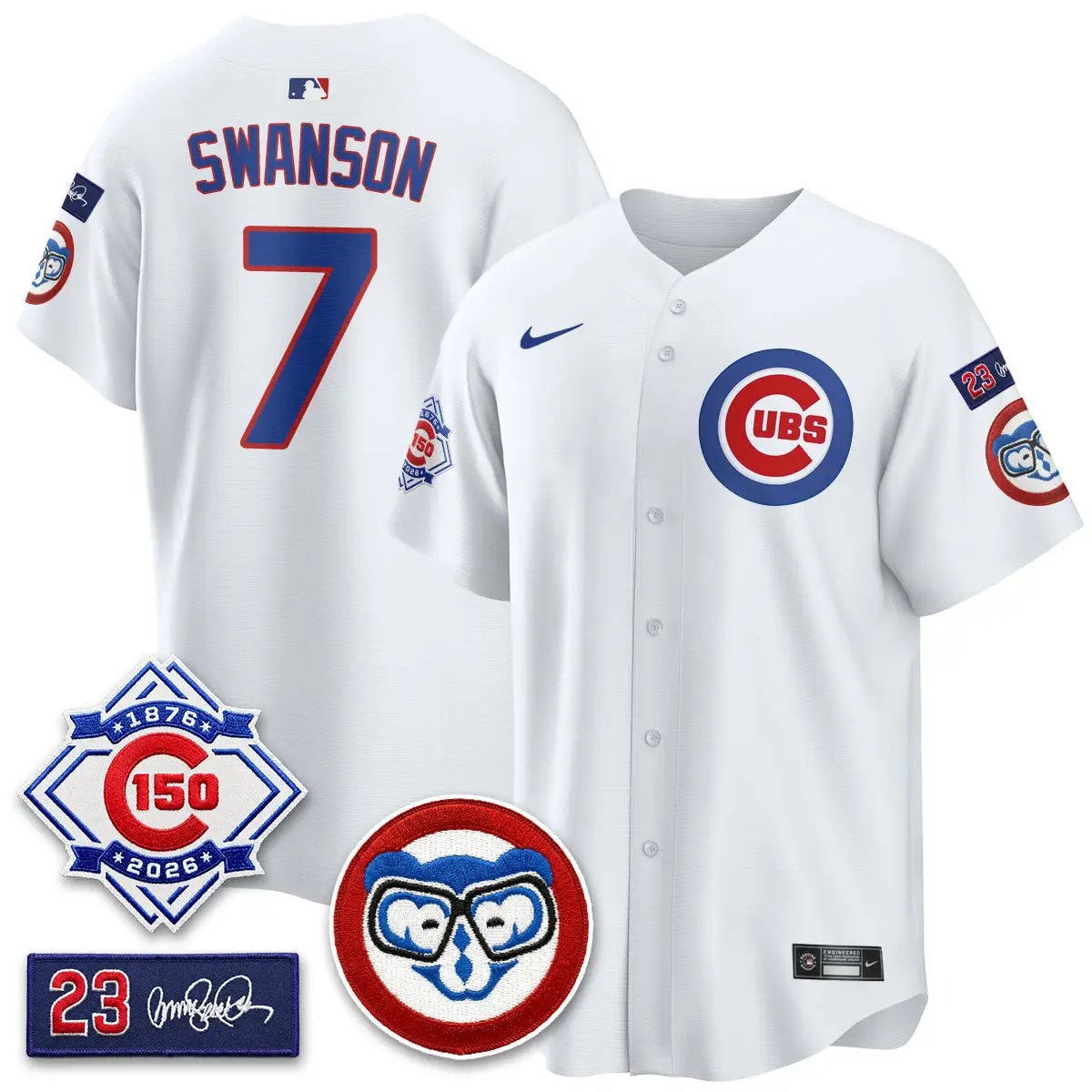 CHC 150th Anniversary Holy Cow Vapor Premier Royal Limited Jersey - All Stitched by Chicago Cubs
