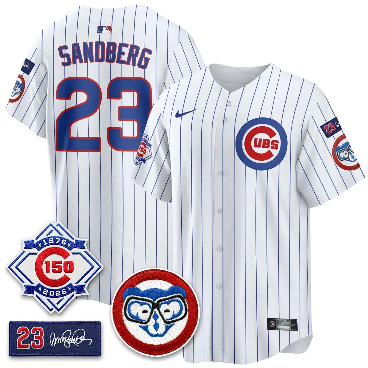 CHC 150th Anniversary Holy Cow Vapor Premier Royal Limited Jersey - All Stitched by Chicago Cubs