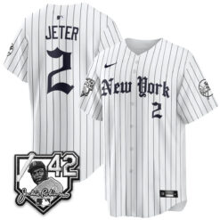 NYY 2026 Jackie Robinson Day Gothic Vapor Limited Jersey - All Stitched by New York Yankees