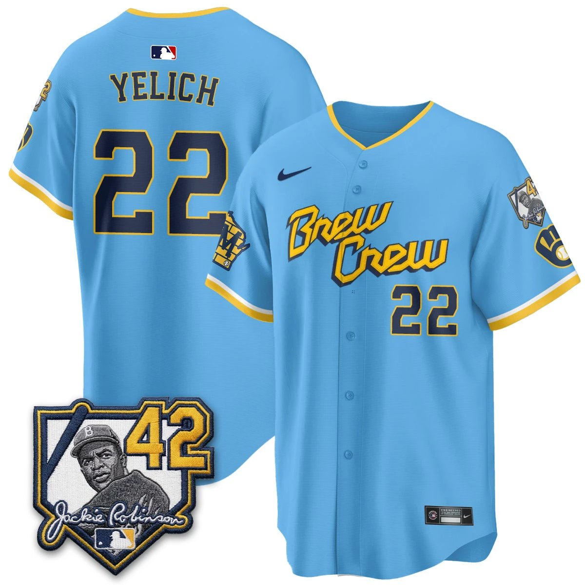 MIL 2026 New Era Vapor Limited Jersey - All Stitched by Milwaukee Brewers