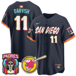 SD 2026 City Connect Vapor Premier Limited Jersey - All Stitched V2 by San Diego Padres