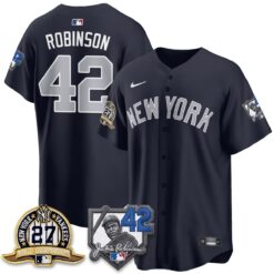 New York Yankees 2026 Jackie Robinson Day Vapor Limited Jersey - All Stitched by New York Yankees