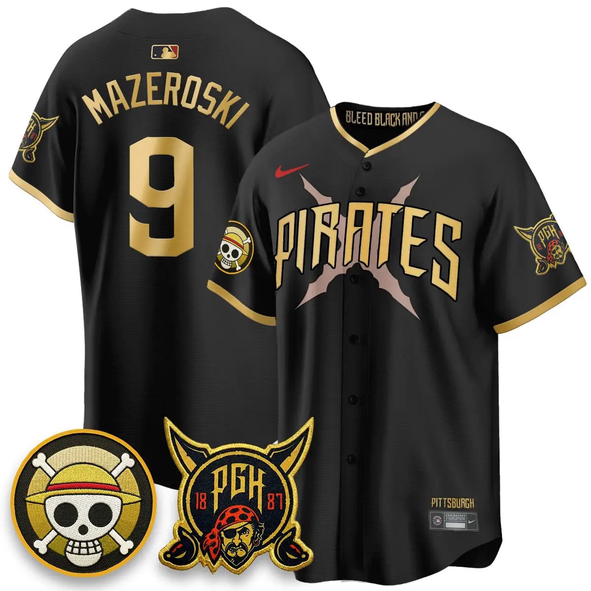 PIT 2026 City Connect x One Piece Vapor Limited Jersey - All Stitched by Pittsburgh Pirates