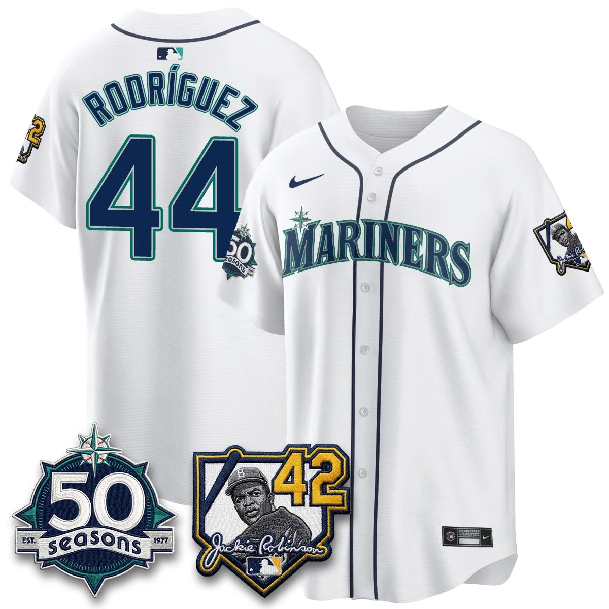 SEA 2026 Jackie Robinson New Era Vapor Limited Jersey - All Stitched by Seattle Mariners