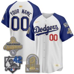 LAD 2026 Jackie Robinson New Era Vapor Custom Limited Jersey - All Stitched by Los Angeles Dodgers