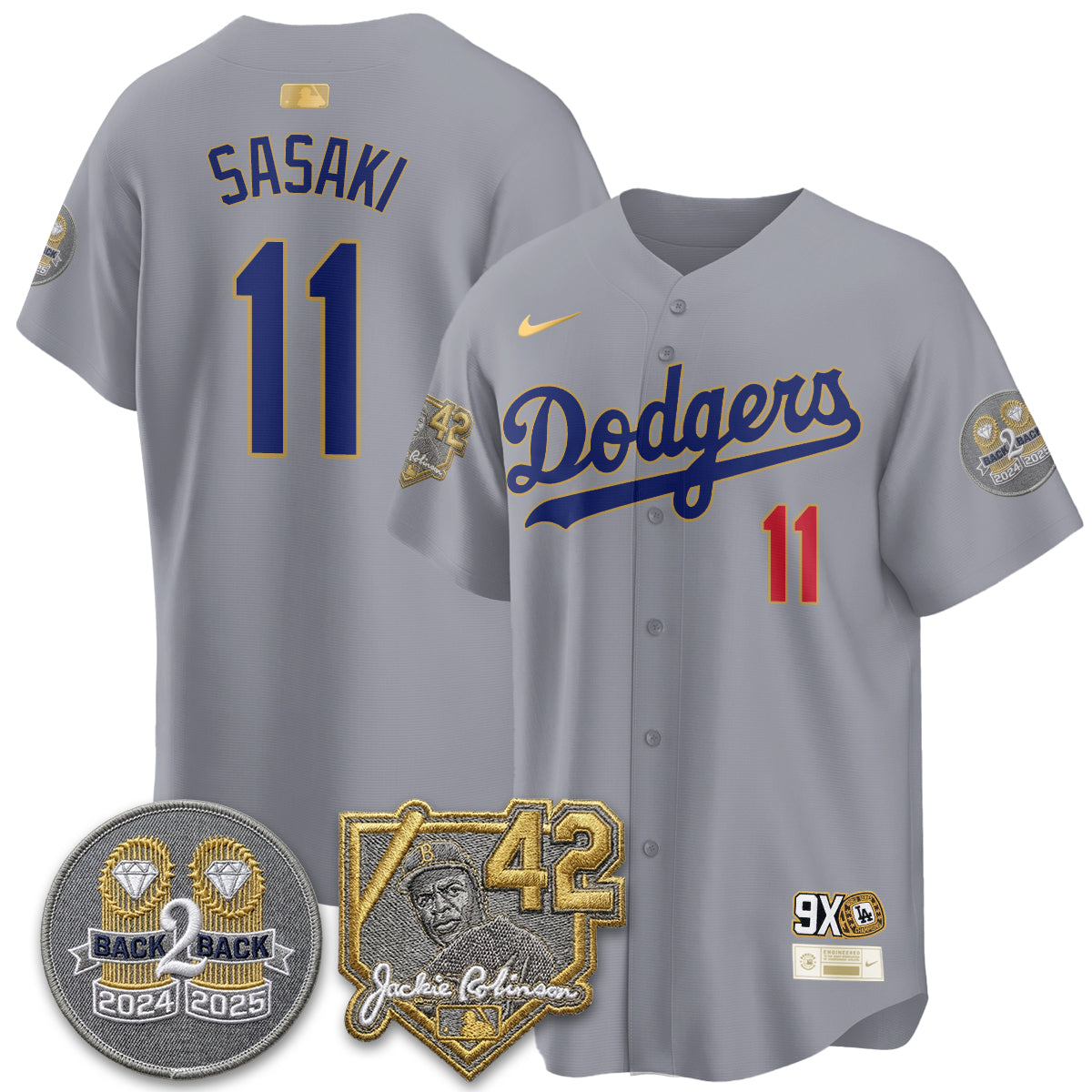 Los Angeles Dodgers - 2026 Jackie Robinson Day Vapor Limited Jersey - All Stitched by Los Angeles Dodgers