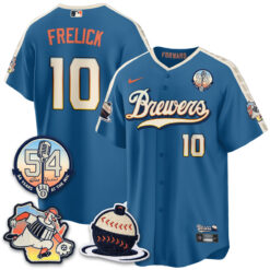 Milwaukee Brewers 2026 City Connect Bob Uecker Vapor Limited Jersey - All Stitched V1 by Milwaukee Brewers