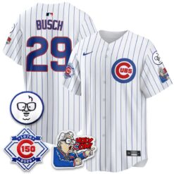 Chicago Cubs 150th Anniversary Harry Caray Holy Cow Vapor Premier Limited Jersey - All Stitched V2 by Chicago Cubs