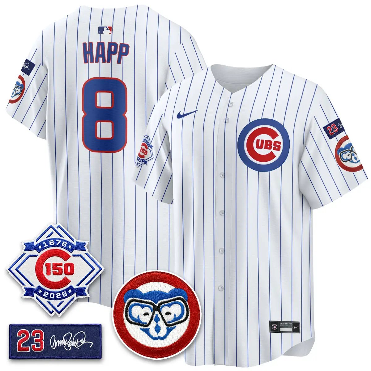 CHC 150th Anniversary Holy Cow Vapor Premier Royal Limited Jersey - All Stitched by Chicago Cubs