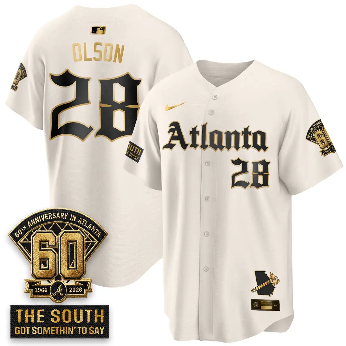 ATL 2026 Gothic Edition Vapor Limited Jersey - All Stitched V2 by Atlanta Braves