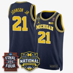 Michigan Wolverines 2026 NCAA Basketball Champions Limited Jersey - All Stitched by Michigan Wolverines