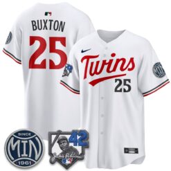 Minnesota Twins 2026 Jackie Robinson Day Vapor Limited Jersey - All Stitched by Minnesota Twins