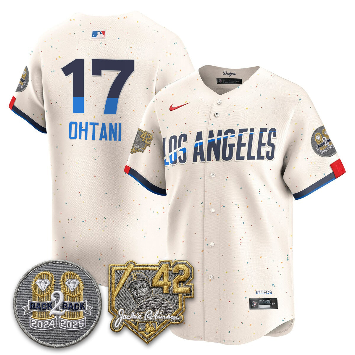 Los Angeles Dodgers - 2026 Jackie Robinson Day Vapor Limited Jersey - All Stitched by Los Angeles Dodgers