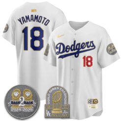 LAD Vapor Limited Jersey - Back to Back Champion - All Stitched by Los Angeles Dodgers
