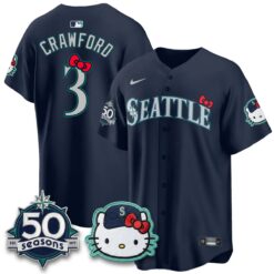 SEA x Meow KT Night Limited Jersey - All Stitched by Seattle Mariners