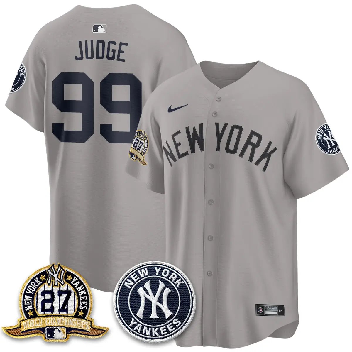 New York Yankees Alternate Jersey - All Stitched by New York Yankees