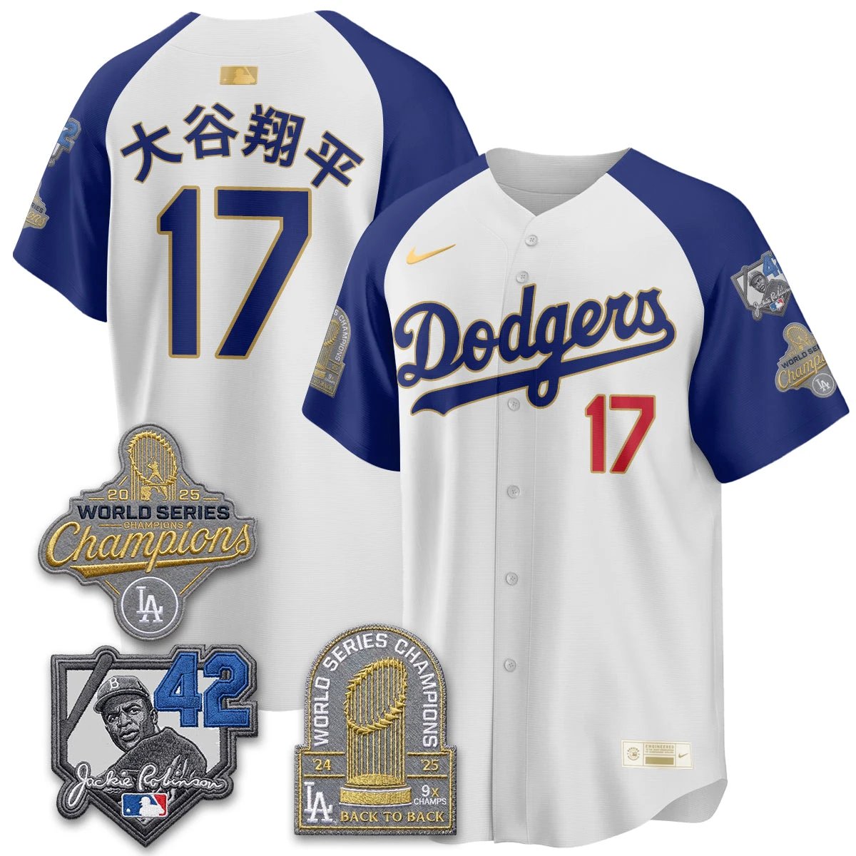 LAD 2026 Jackie Robinson New Era Vapor Limited Jersey - All Stitched by Los Angeles Dodgers