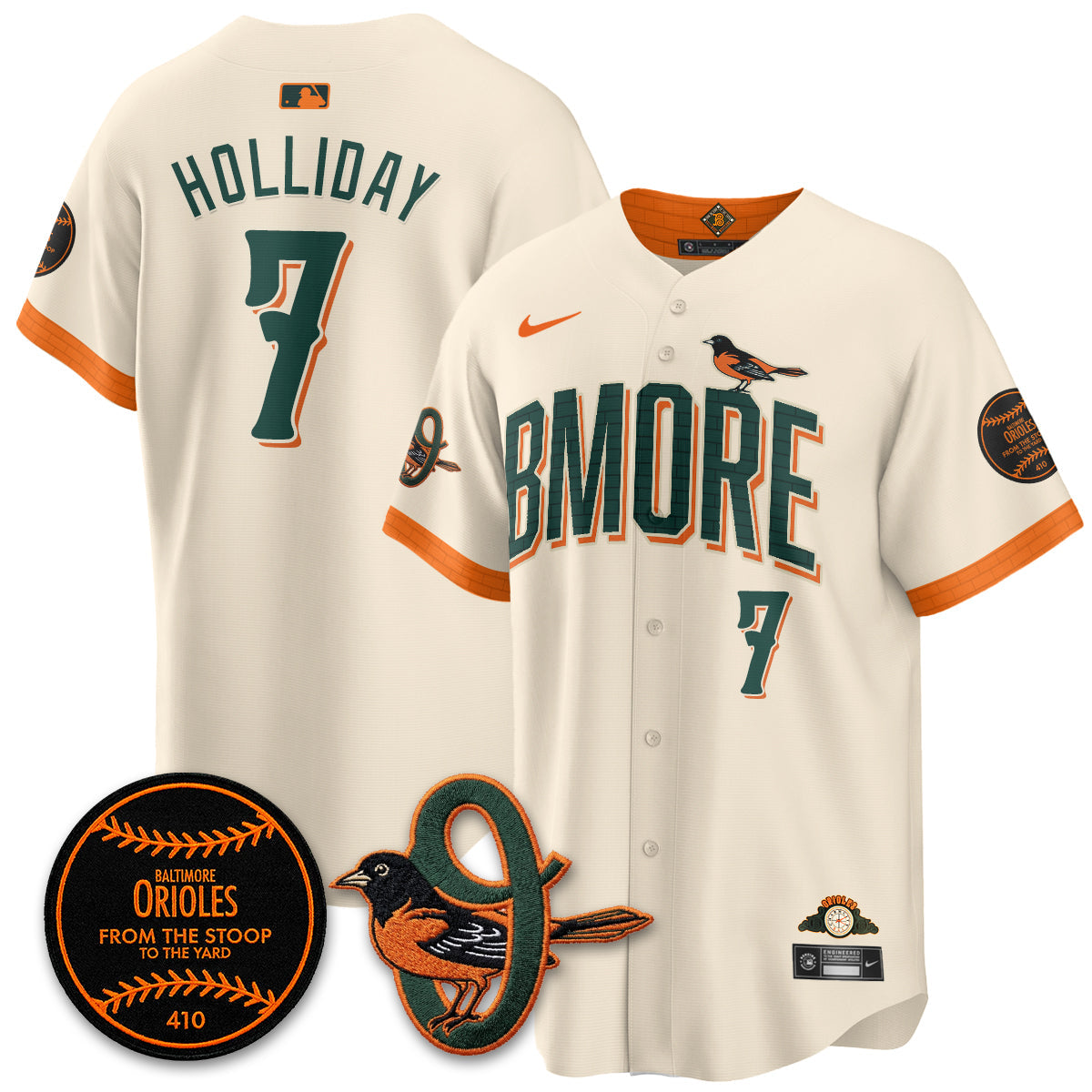 Baltimore Orioles 2026 City Connect Vapor Premier Limited Jersey - All Stitched - V3 by Baltimore Orioles