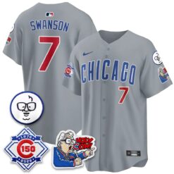 Chicago Cubs 150th Anniversary Harry Caray Holy Cow Vapor Premier Limited Jersey - All Stitched V2 by Chicago Cubs