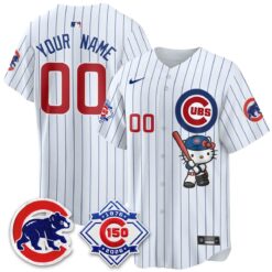 Chicago Cubs x Meow KT Vapor Premier Limited Custom Jersey - All Stitched by Chicago Cubs
