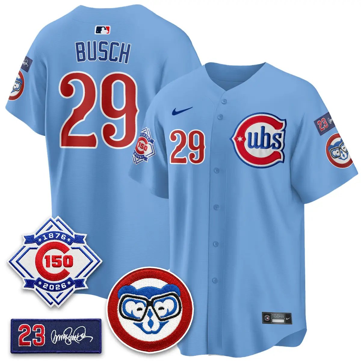 CHC 150th Anniversary Holy Cow Vapor Premier Royal Limited Jersey - All Stitched by Chicago Cubs